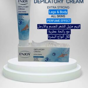 كريم مزيل للشعر مع رائحة عطرية للجسم والأرجل لكل أنواع البشرة 100 مل   ENJOY DEPILATORY CREAM -LEGS & BODY-ALL SKINS